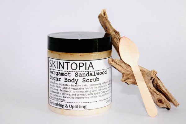 Skintopia Bergamot Sandalwood Sugar Body Scrub