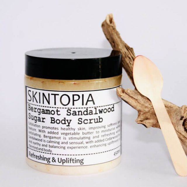 Skintopia Bergamot Sandalwood Sugar Body Scrub